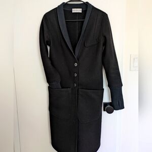 Rebecca King Black Techno Suit Jacket